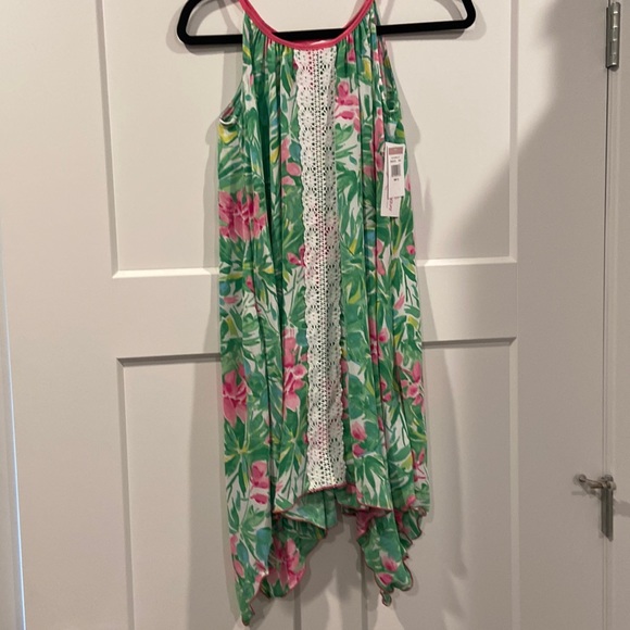 Bonnie Jean Other - NWT Bonnie Jean girl size 12 floral print dress high center low left/right sides
